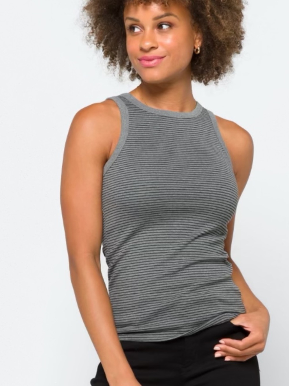 MOHNTON Made Fitted High Neck Top XL